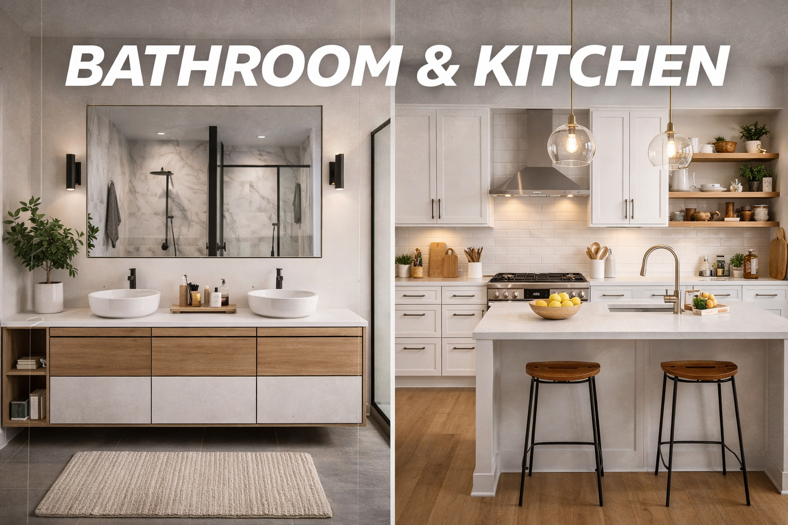 Bathroom &amp; Kitchen