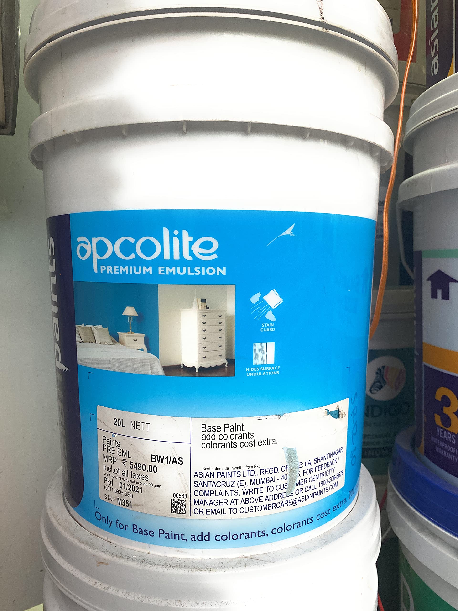 Premium Emulsion Paint 20L (White) thumbnail 3